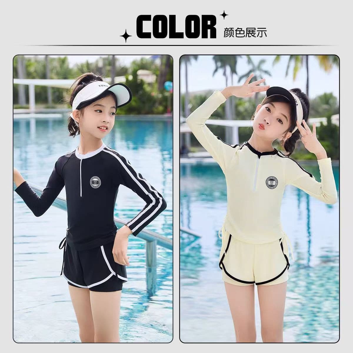 Children's split swimwear, overall for swimming for training, for teenagers 3