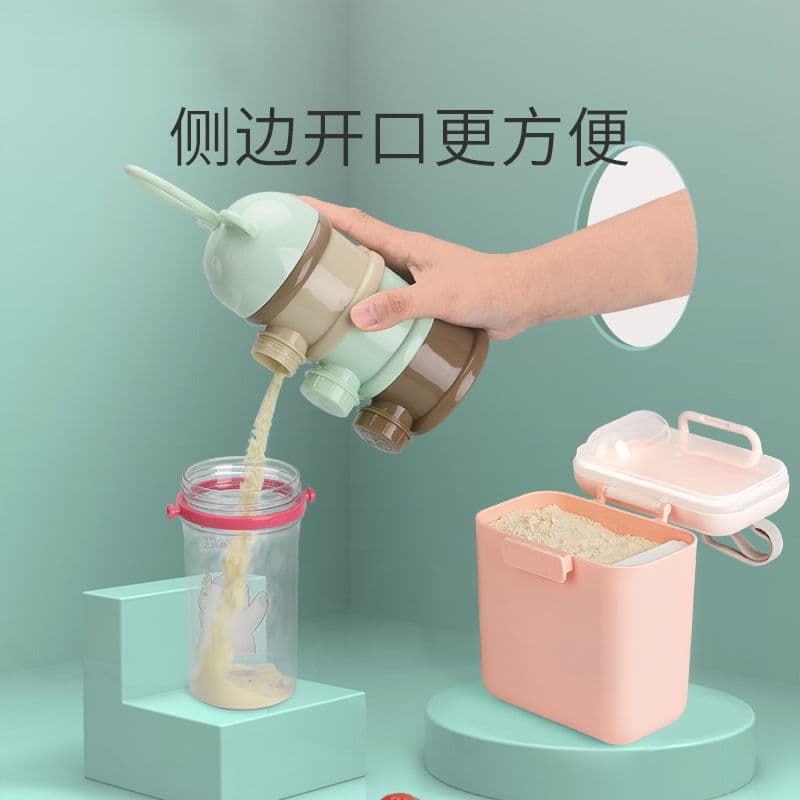 Children's handheld банка для хранения to go out, storage box, milk powder, container for supplementary food