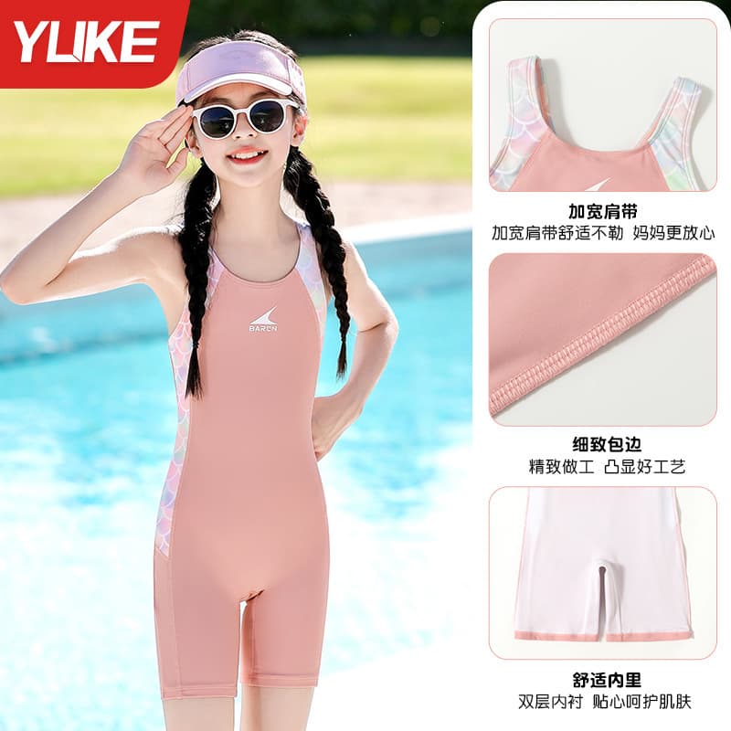 Children's fashionable quick dry swimwear sleevless, for teenagers 2