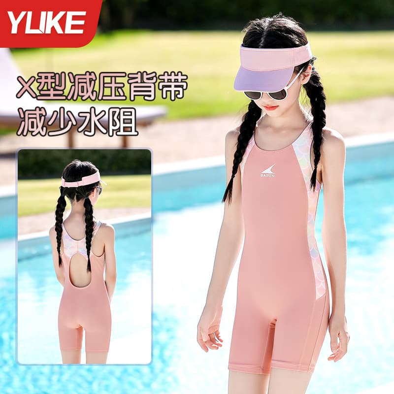 Children's fashionable quick dry swimwear sleevless, for teenagers 3