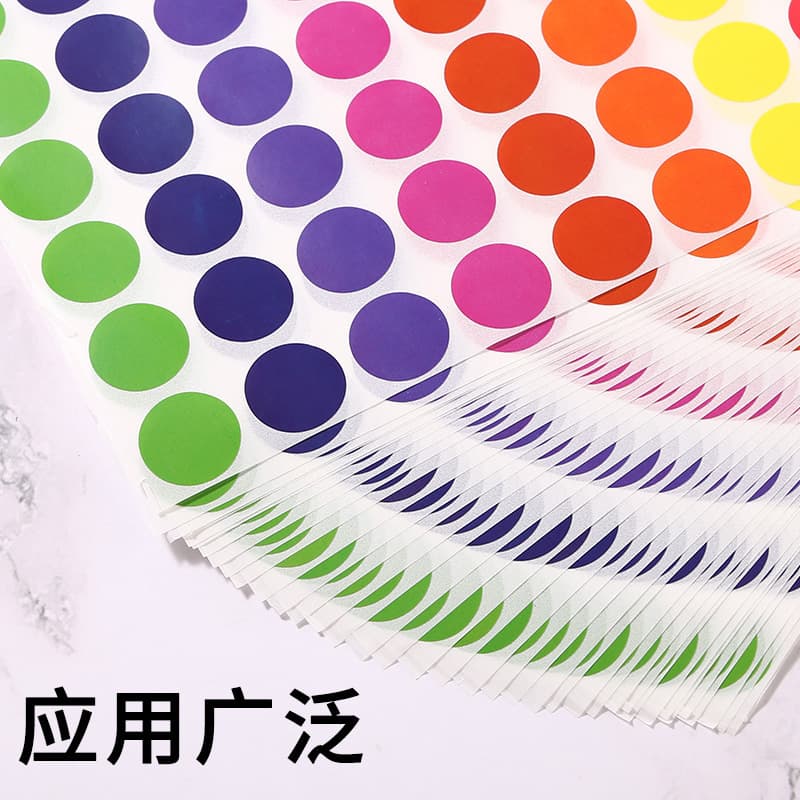 Cross-border color coded label dot stickers Amazon self-adhesive label color dot stickers, office 2