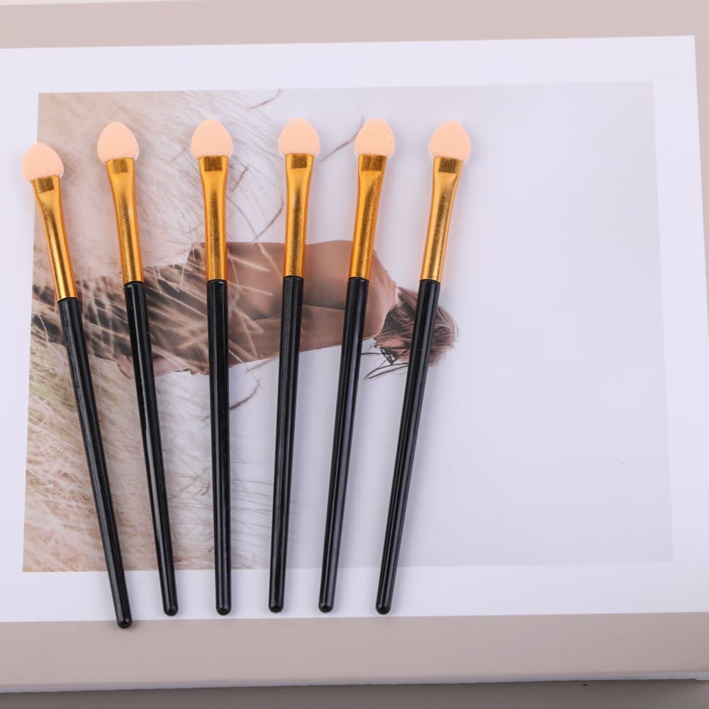 (Wholesale), sponge, eye shadow, two-color brush, for beginners 4