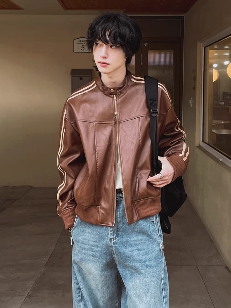Autumn demi-season trend jacket, loose fit, Korean style 4