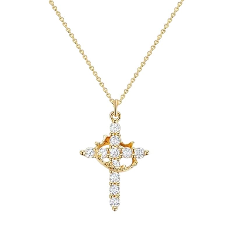 (Cross-border trading), necklace, chain, diamond pendant, 14 carat 5