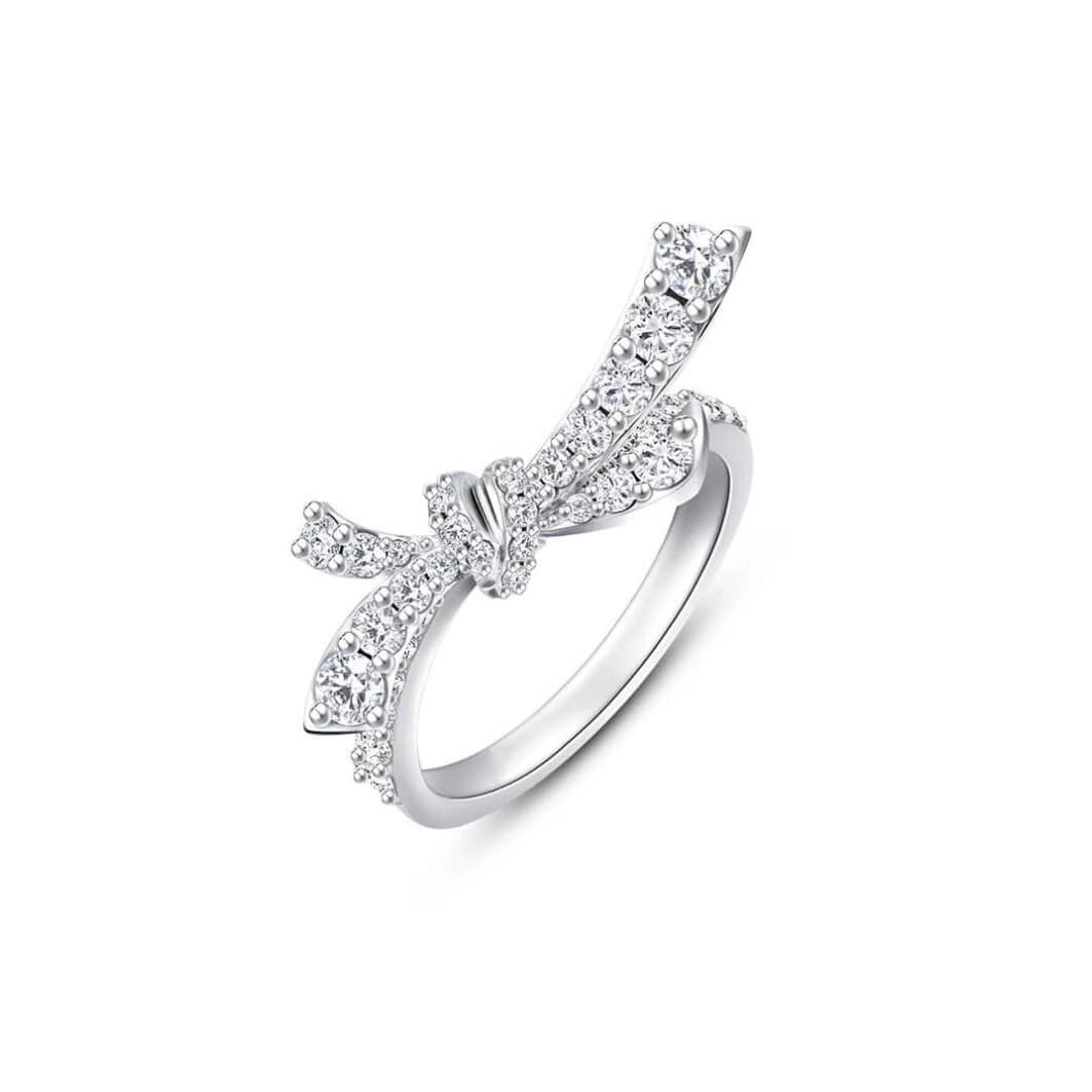 Three dimensional ring with bow, small design hair band 5