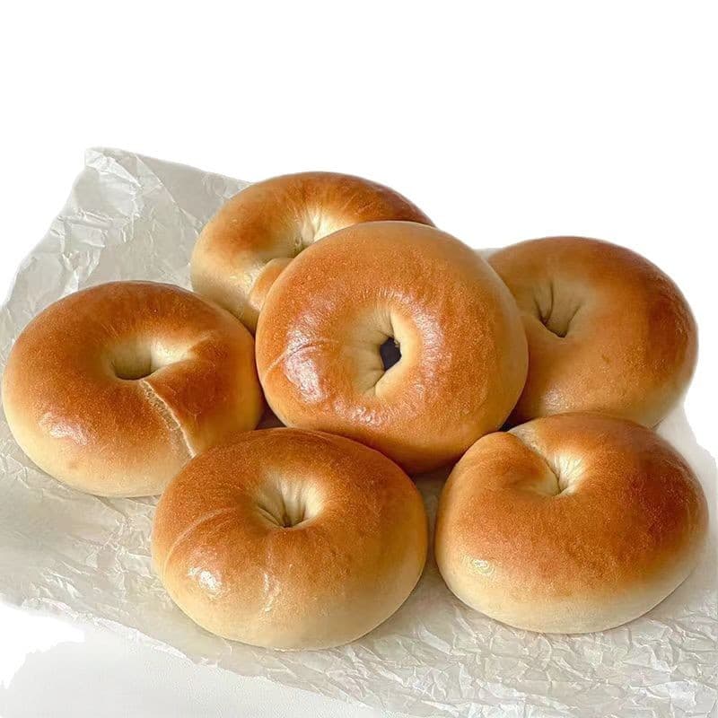Bagel bread sandwich cheese sea salt cheese chocolate flavor European bag breakfast afternoon tea snack snacks pastries 5