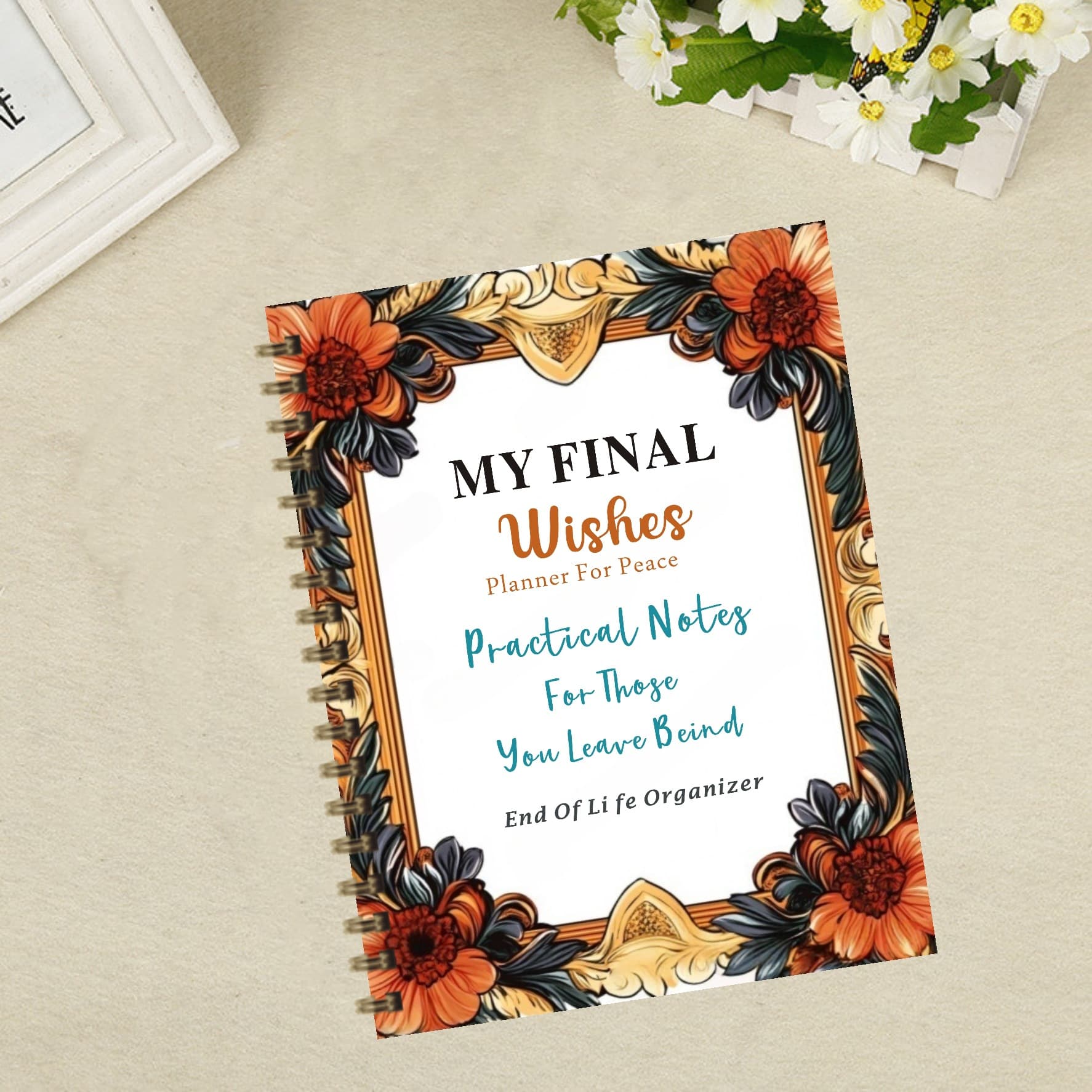 Cross-border hot-selling new product Personalized end-of-life planning notebook planner final wish record book 3