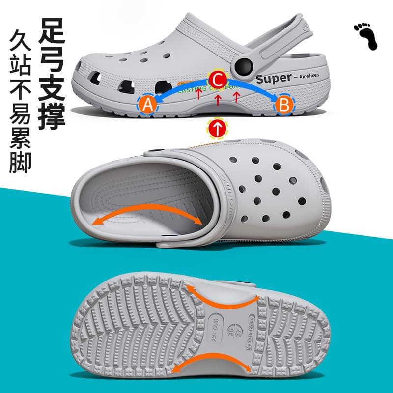 Men's summer non-slip wear-resistant slippers 2