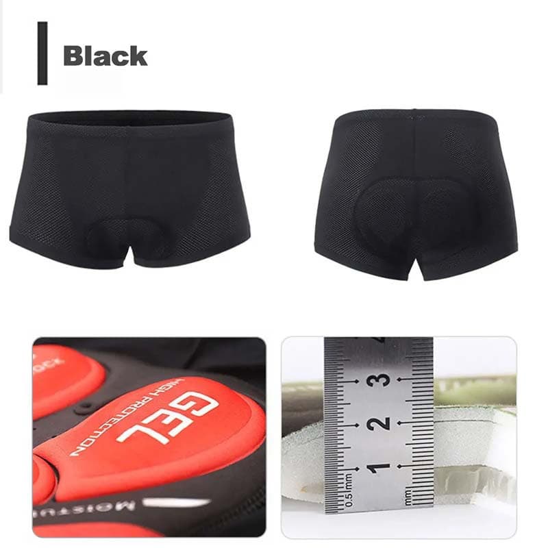 Bike for cycling, underwear, silicone mountain quick dry trousers, road shorts all-season, equipment, increased thickness 3