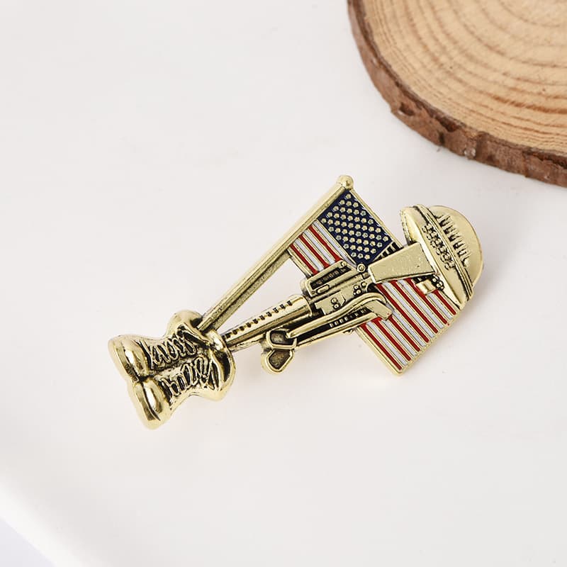 Commemorative brooch, fashionable pin, USA 4
