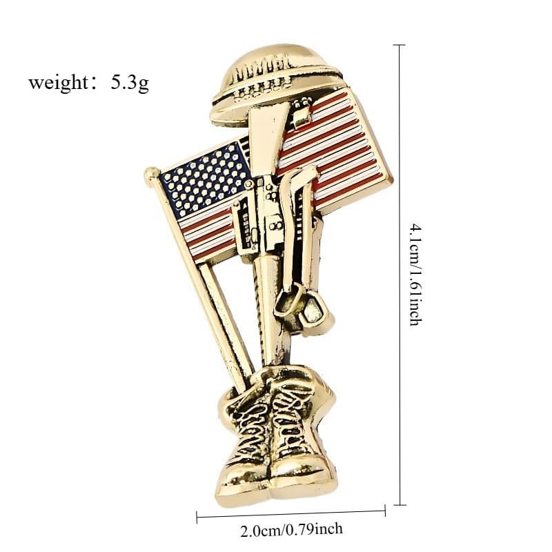 Commemorative brooch, fashionable pin, USA
