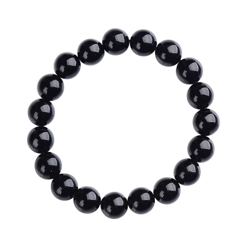 Organic crystal bracelet natural stone, birthday charm, one bead bracelet, rosary with round beads, for beloved, men's style, Birthday gift 5