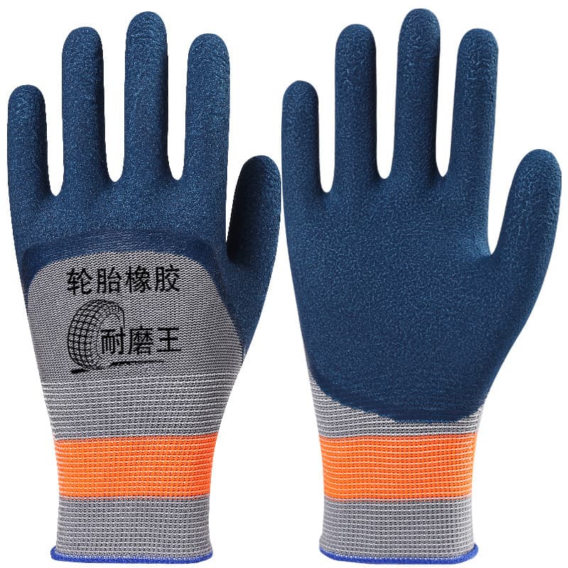 Rubber tires, non-slip wear-resistant breathable gloves for men and women 5