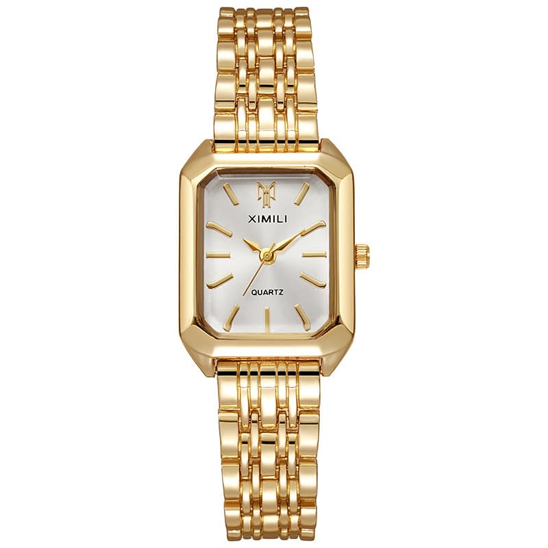 (Cross-border trading), trend square swiss watch, gold watch, women's watch, steel belt, new collection, (Physicals) 5