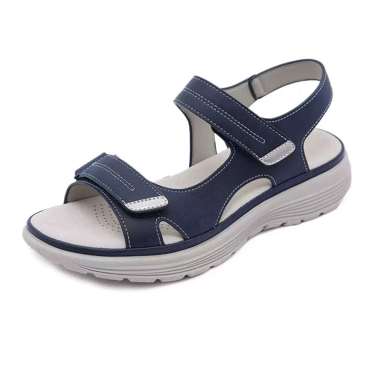Fashionable summer sports sandals, beach slippers with velcro 5