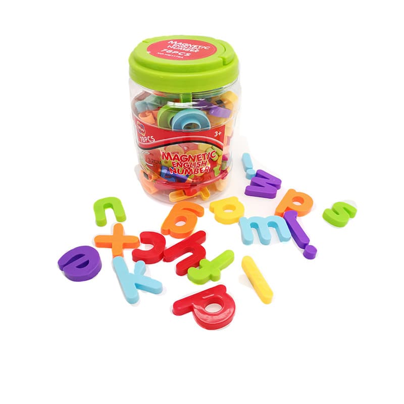 (Cross-border trading), high quality magnetic digital fridge magnet, early education, training, English letters 5