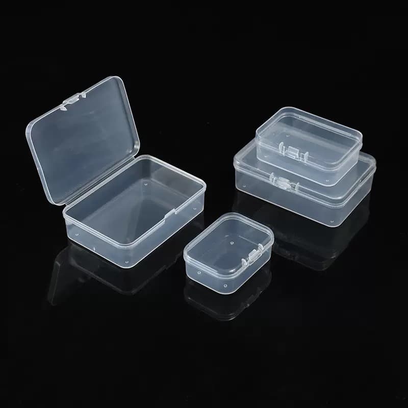 Rectangular transparent storage box, plastic accessory 2