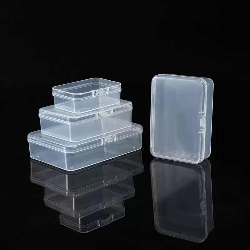 Rectangular transparent storage box, plastic accessory 3