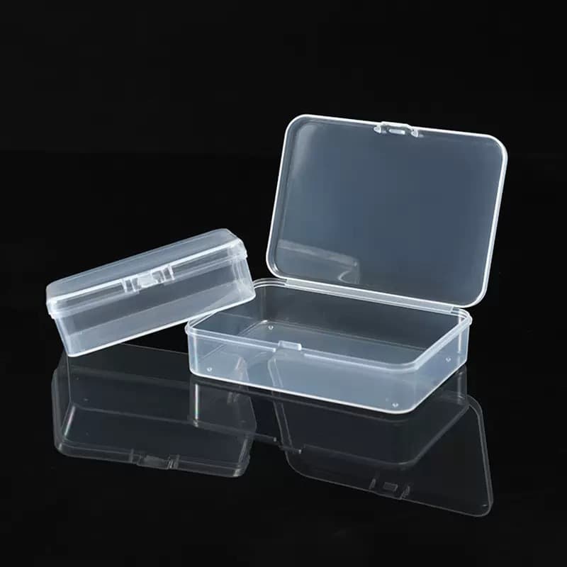 Rectangular transparent storage box, plastic accessory 4
