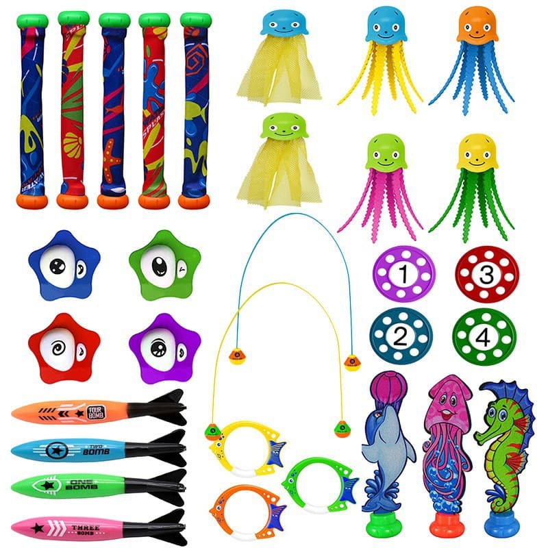 (Cross-border trading), children's toy play in water, swimming pool, diamond set, diving 4