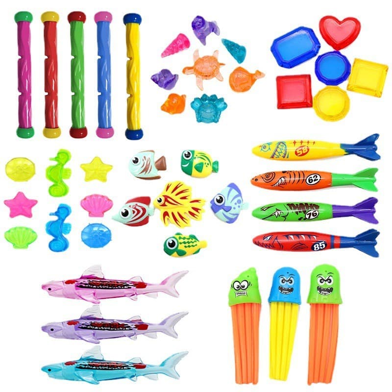(Cross-border trading), children's toy play in water, swimming pool, diamond set, diving 5