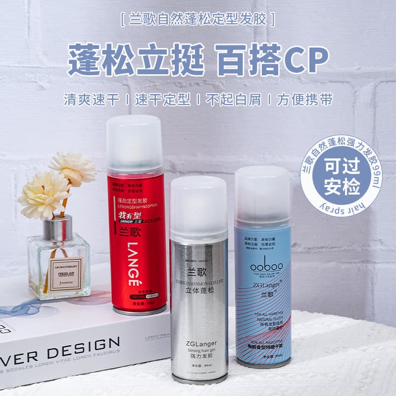 Lango Hair Spray for Men and Women - Travel Styling with Long-Lasting Hold 2