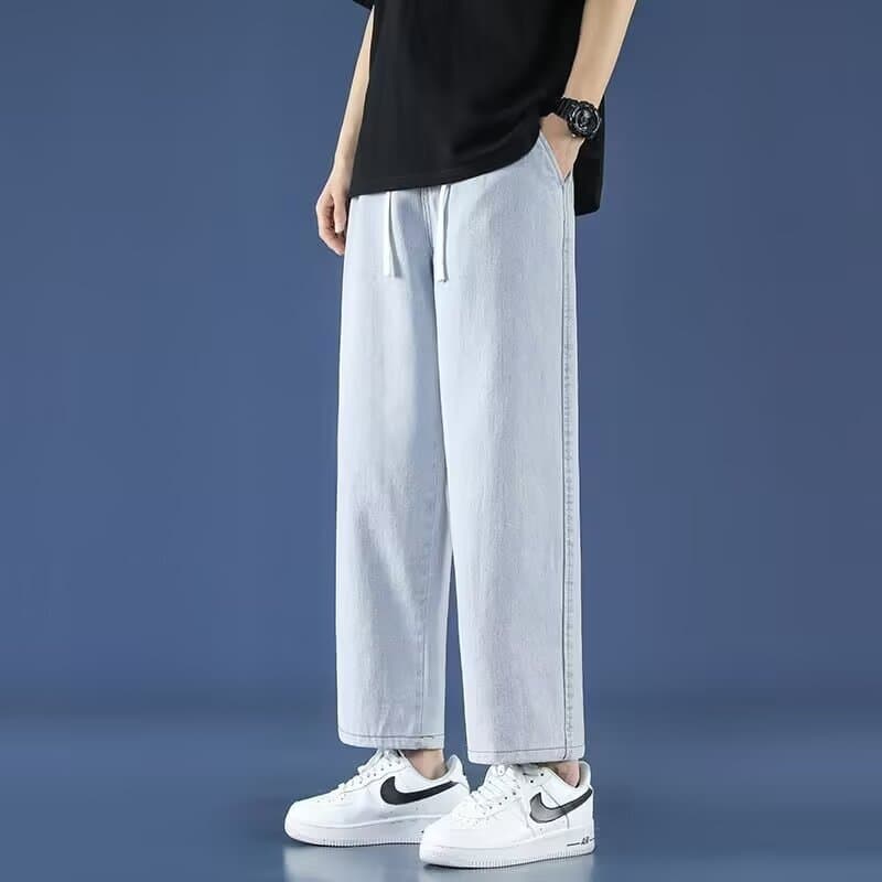 Summer jeans, casual trousers, American style, Collection Year 2025, oversize, loose straight fit 4