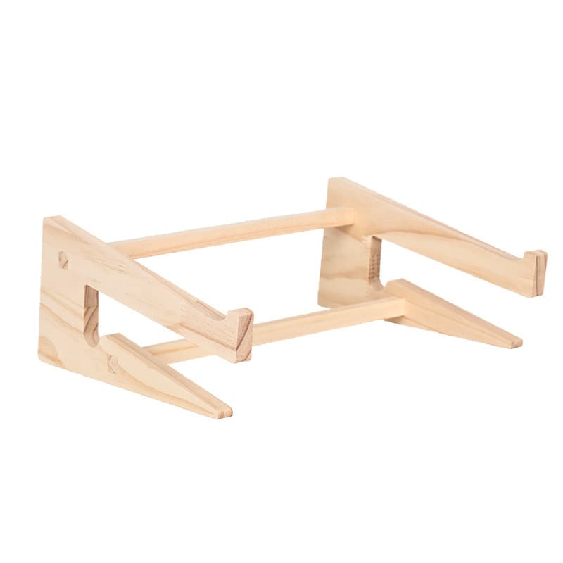 Laptop, wooden tubing, storage system, (Physicals) 5