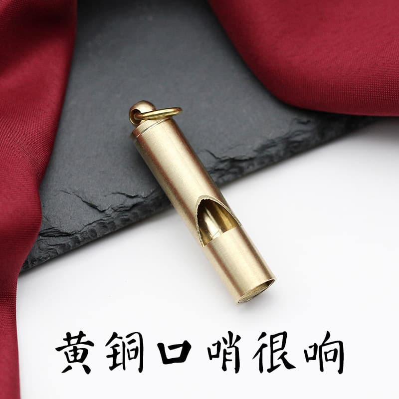 Brass travel bamboo children's keychain, equipment for training 3