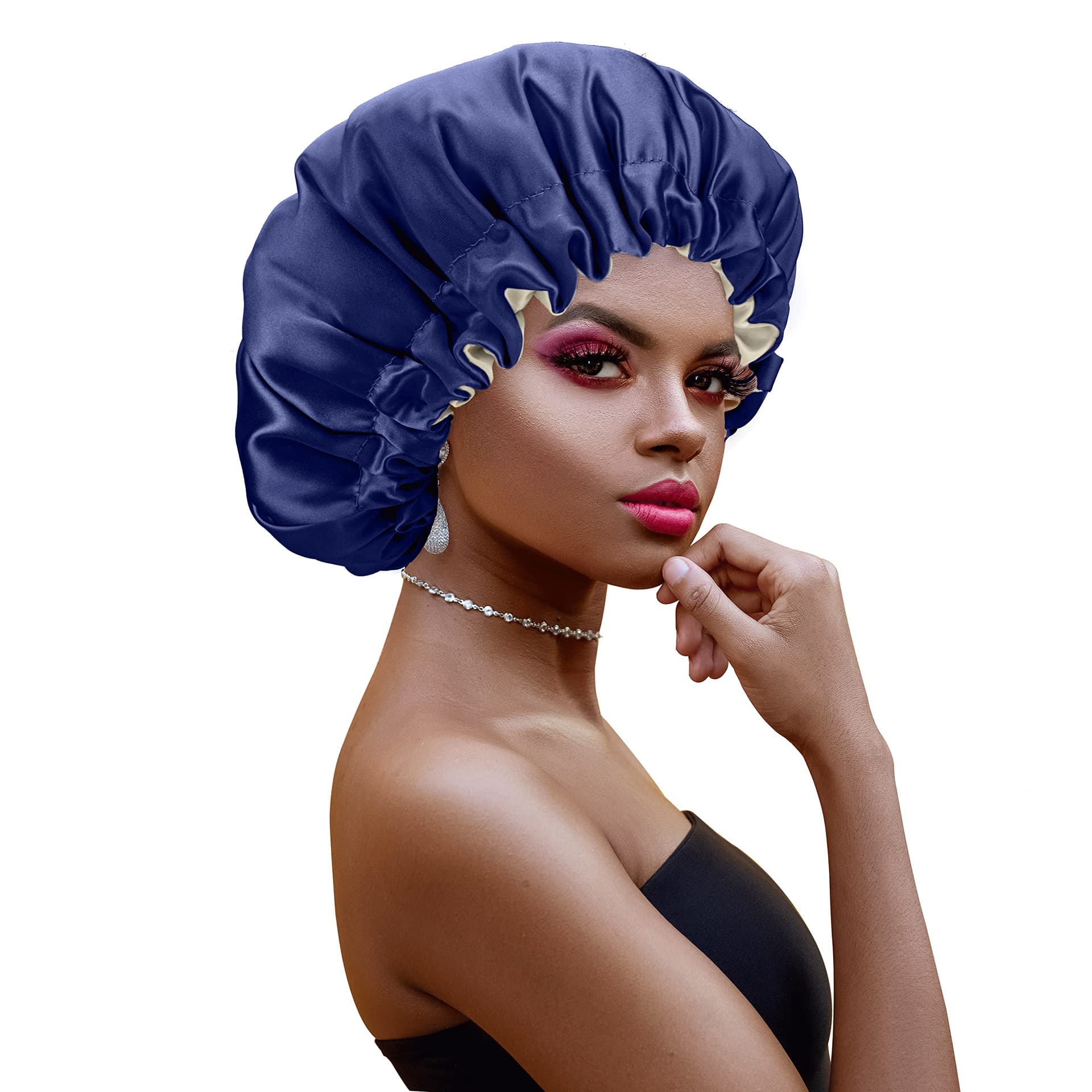 Silk hat with bow, scarf, Amazon 2