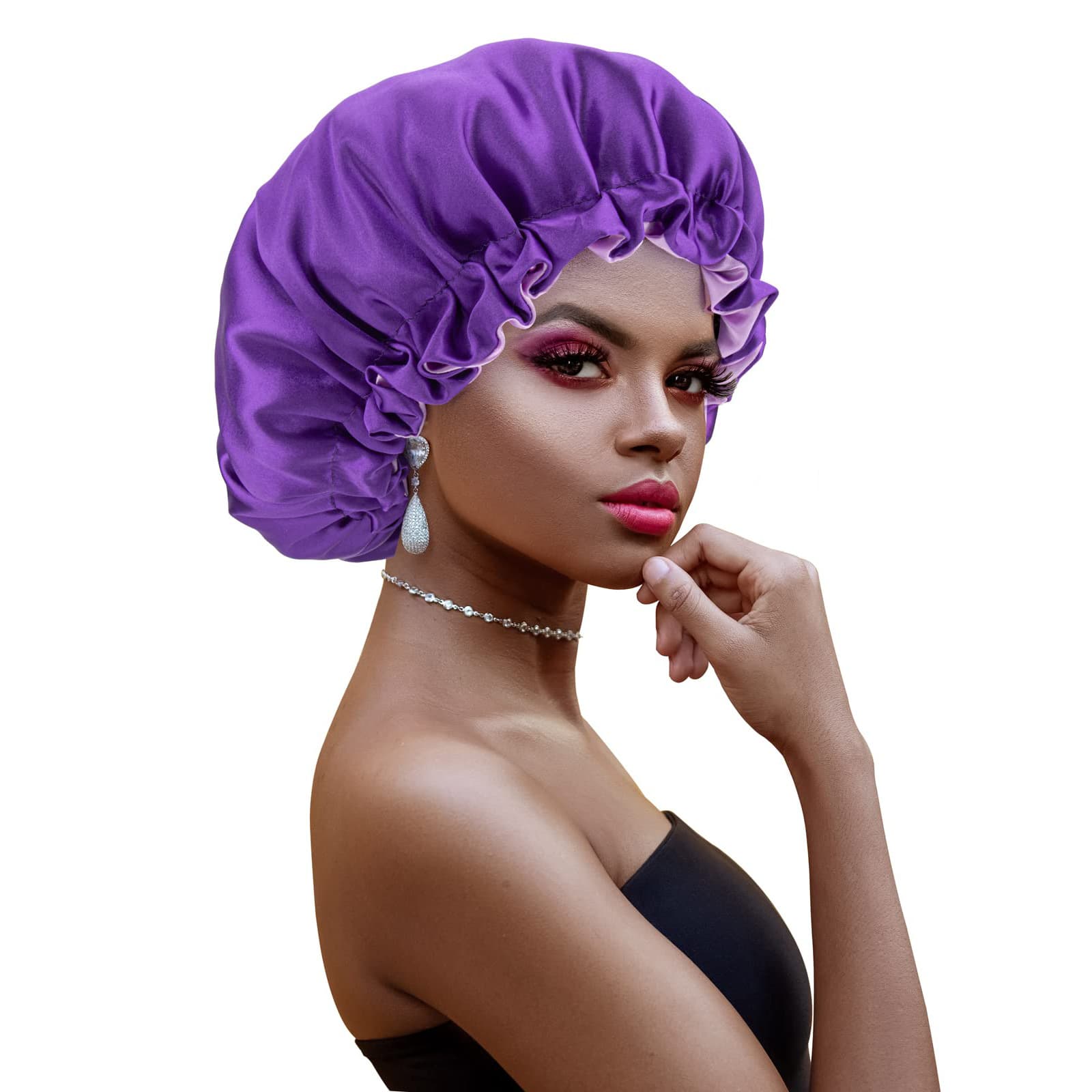 Silk hat with bow, scarf, Amazon 3