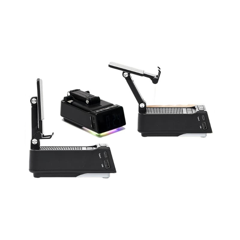 Folding phone holder, tablet speakers, three-in-one, bluetooth 5