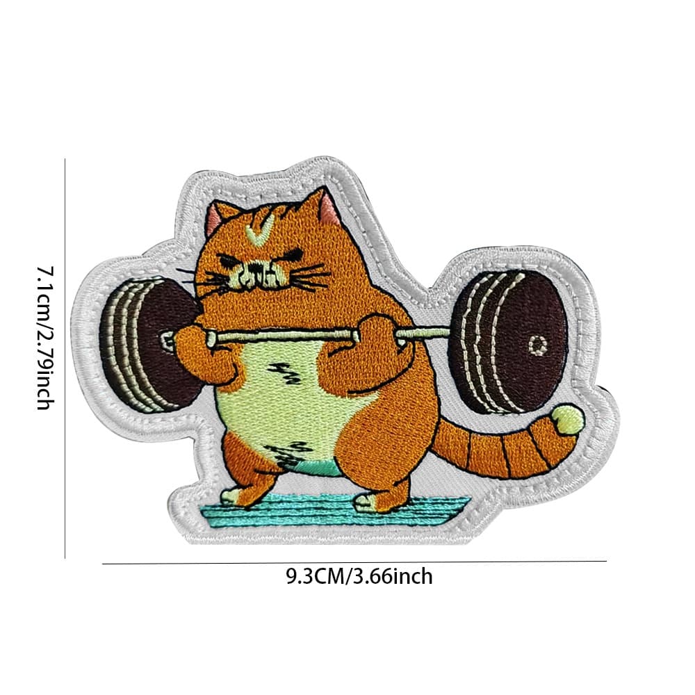 NO PAIN NO GAIN GYM Fitness Embroidered Armband Velcro Outdoor Backpack Tips Morale badge 4
