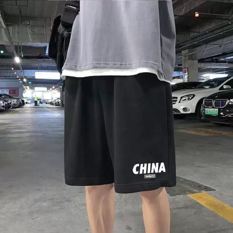 Men's summer thin shorts for leisure, quick dry universal sports trend trousers, loose fit