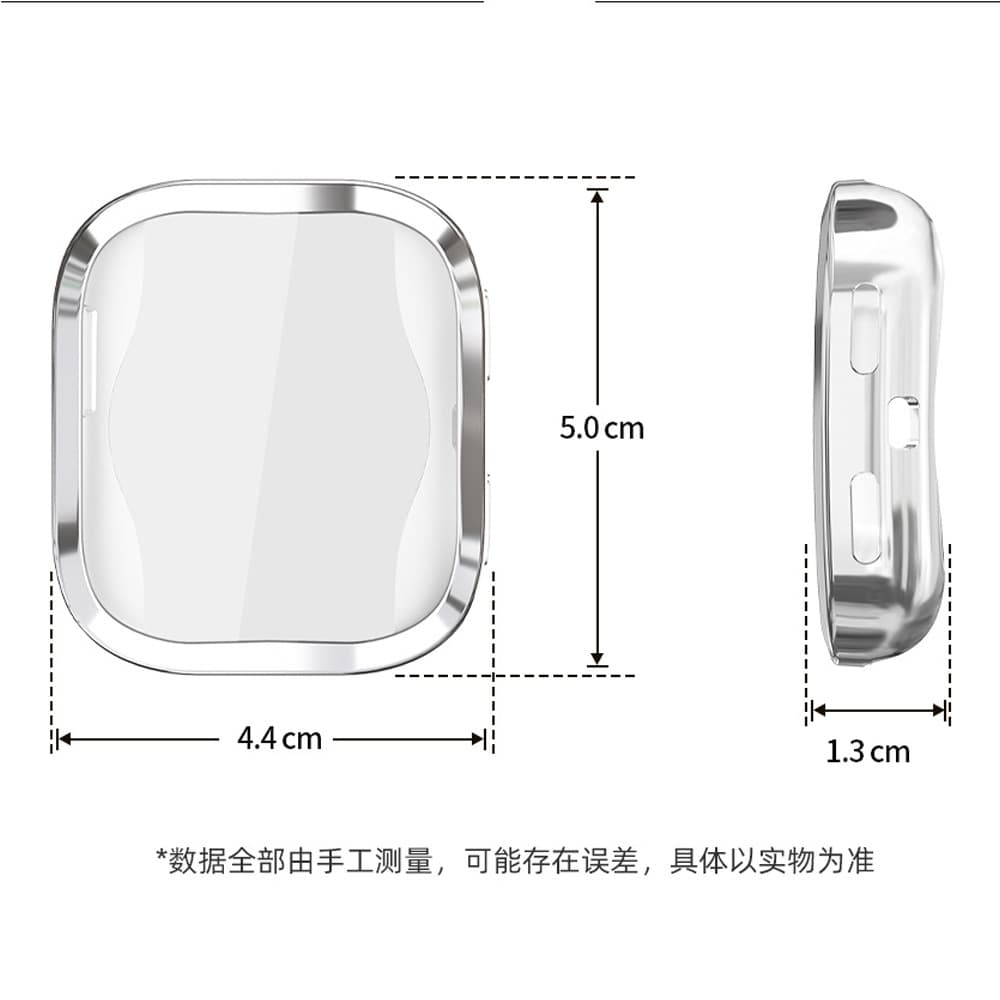 Suitable for Huami Amazfit BIP6 full-inclusive TPU protective case Yuewo A2435 watch electroplated watch protective case 4