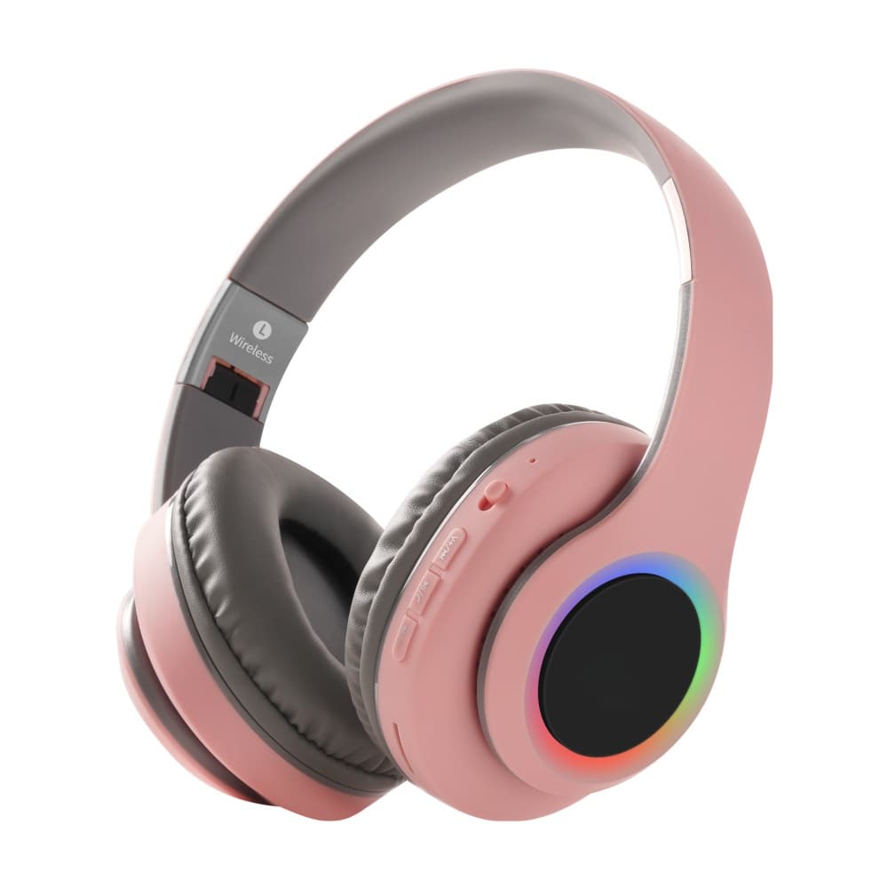 Bluetooth headset foreign trade rgb colorful luminous bluetooth headset wireless headphone 4