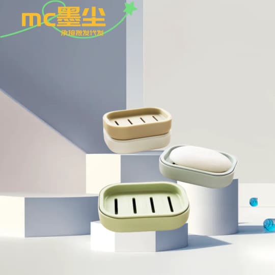 Double-layer soap holder, handheld drying rack for traveling 3