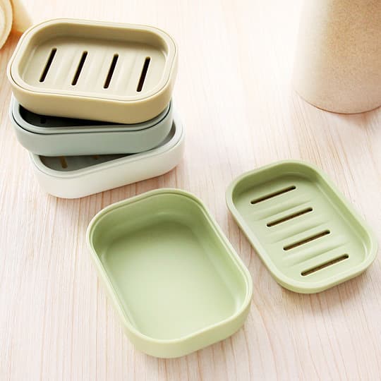 Double-layer soap holder, handheld drying rack for traveling