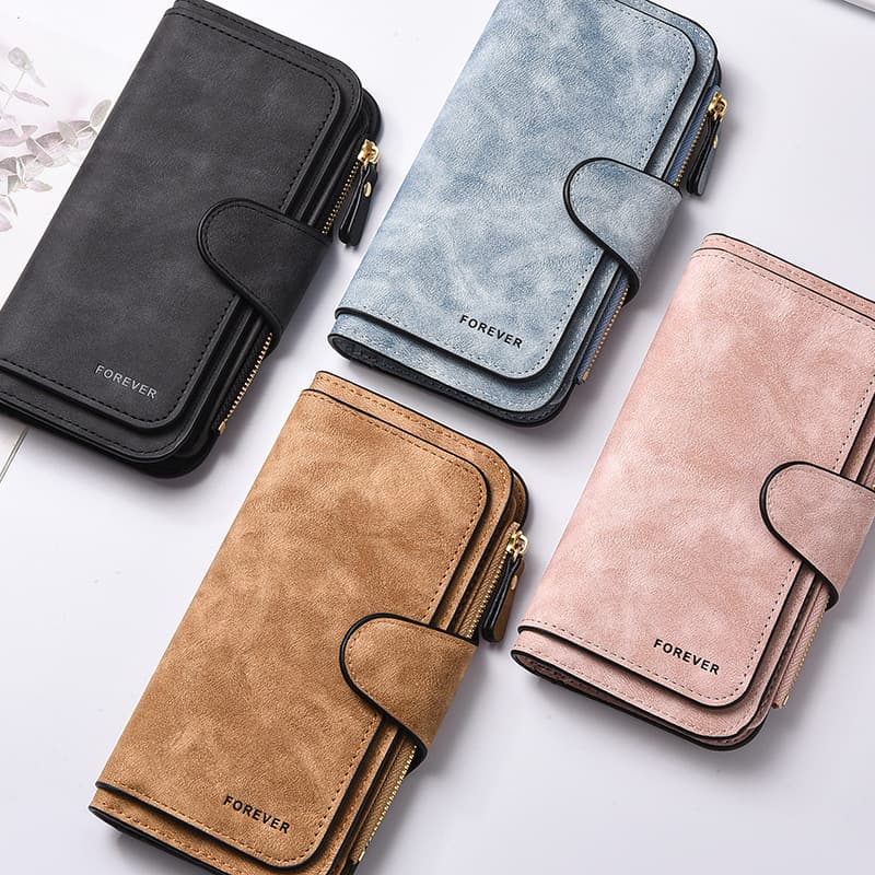 (Cross-border trading), capacious wallet, long shoulder bag, retro polyurethane small clutch bag, genuine leather 2