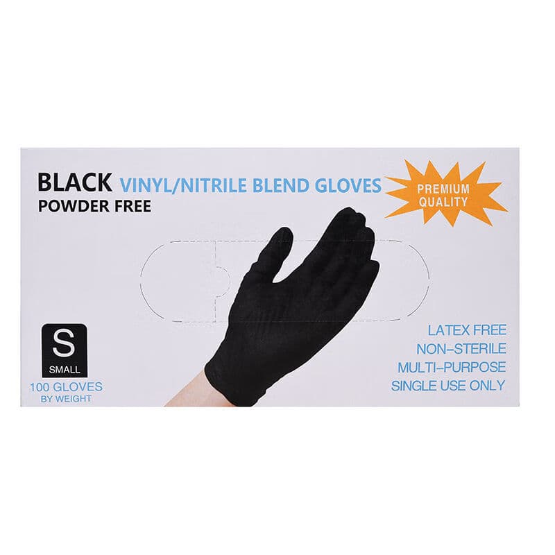Disposable Black Nitrile Gloves - Thickened Work Gloves 3