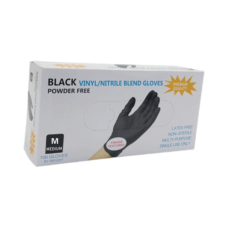 Disposable Black Nitrile Gloves - Thickened Work Gloves 4