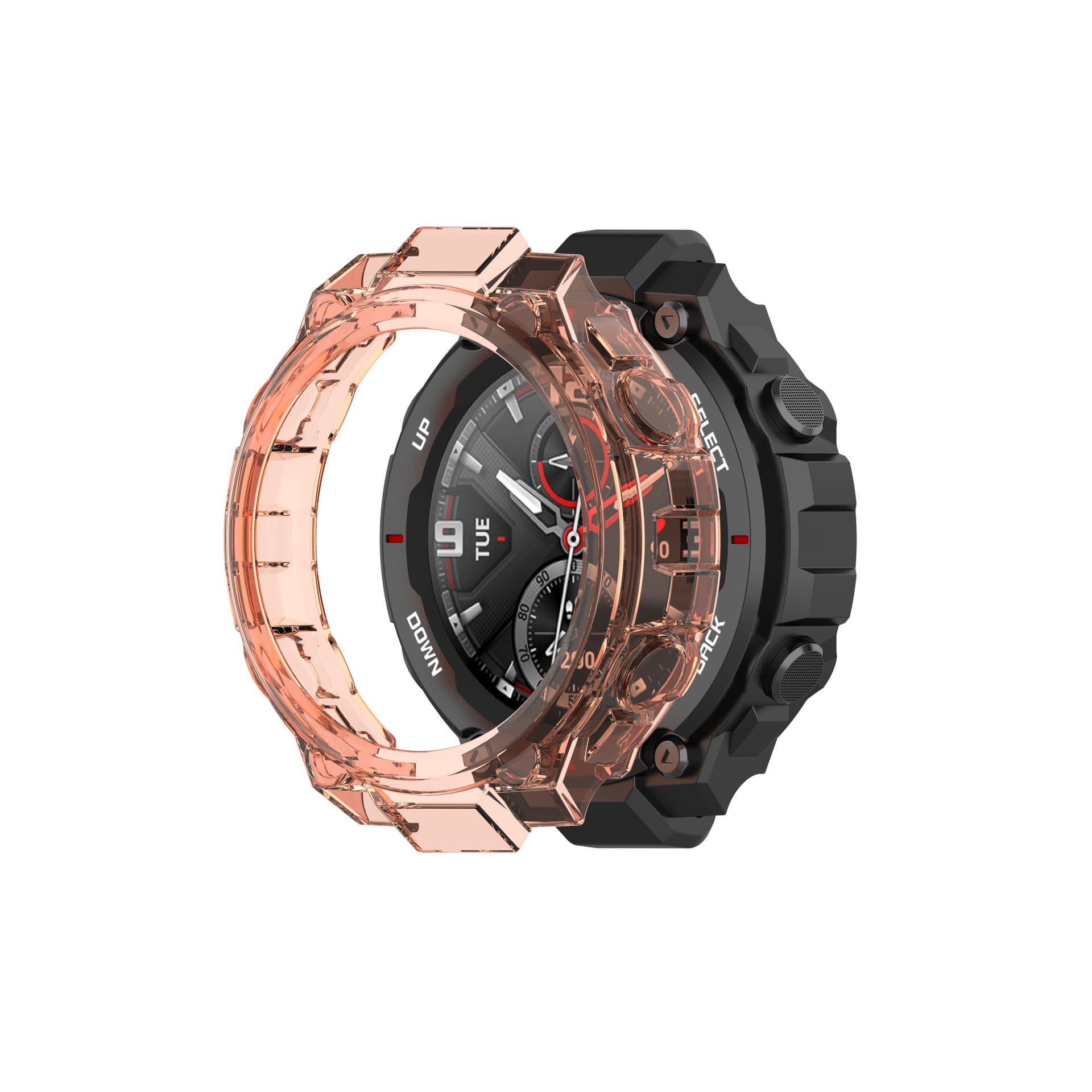 Transparent Protective Case for Huami Amazfit T-Rex Pro (A1918) 4