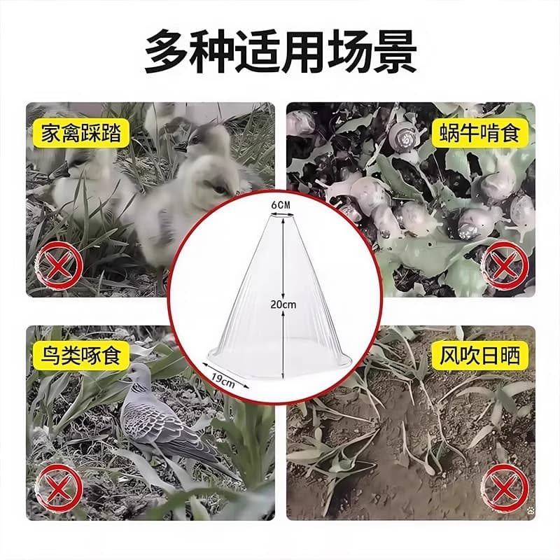 Vegetable plant cover melon seedlings seedlings seedlings seedlings in greenhouse seedlings insulation insects and birds anti-frost protection cover 4