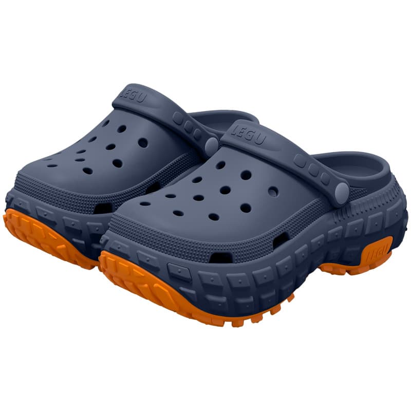 Summer Crocs-style slippers platform, men's trend non-slip wear-resistant sandals, Collection Year 2025, suitable for outdoor wear 5