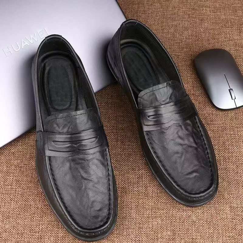 Trend loafers English style, breathable shoes, Collection Year 2025, high-end, soft sole 2