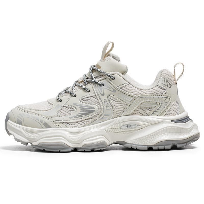 Breathable trend universal casual sneakers made of mesh platform, height increasing 5