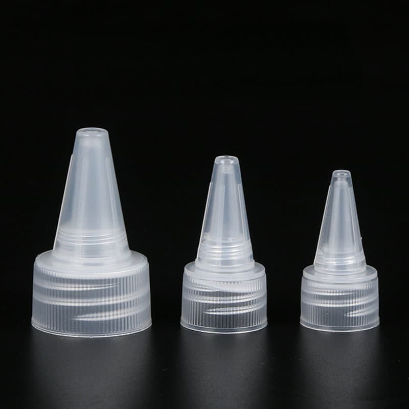 Wholesale 18 20 24 28 tooth tip cover pp plastic transparent white black electric ink dispensing cover 2