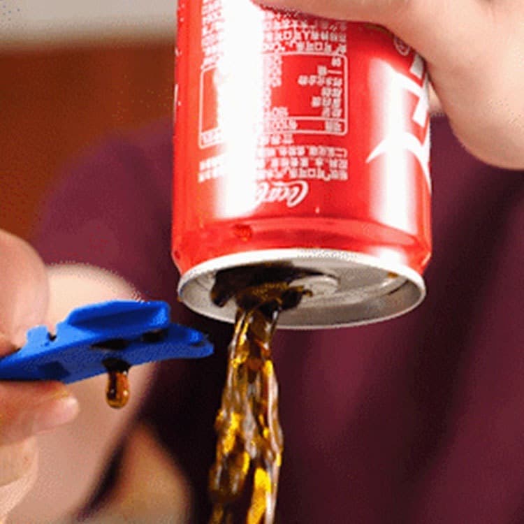 Simple tank opening Gemakkelijk Blikopener Kitchen Tool Plastic Handheld Beverage Bottle Open 3