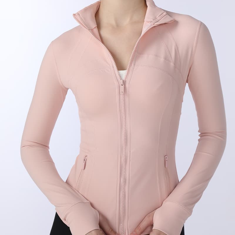Sports quick dry jacket for gym, fitted long-sleeve, yoga clothing 2