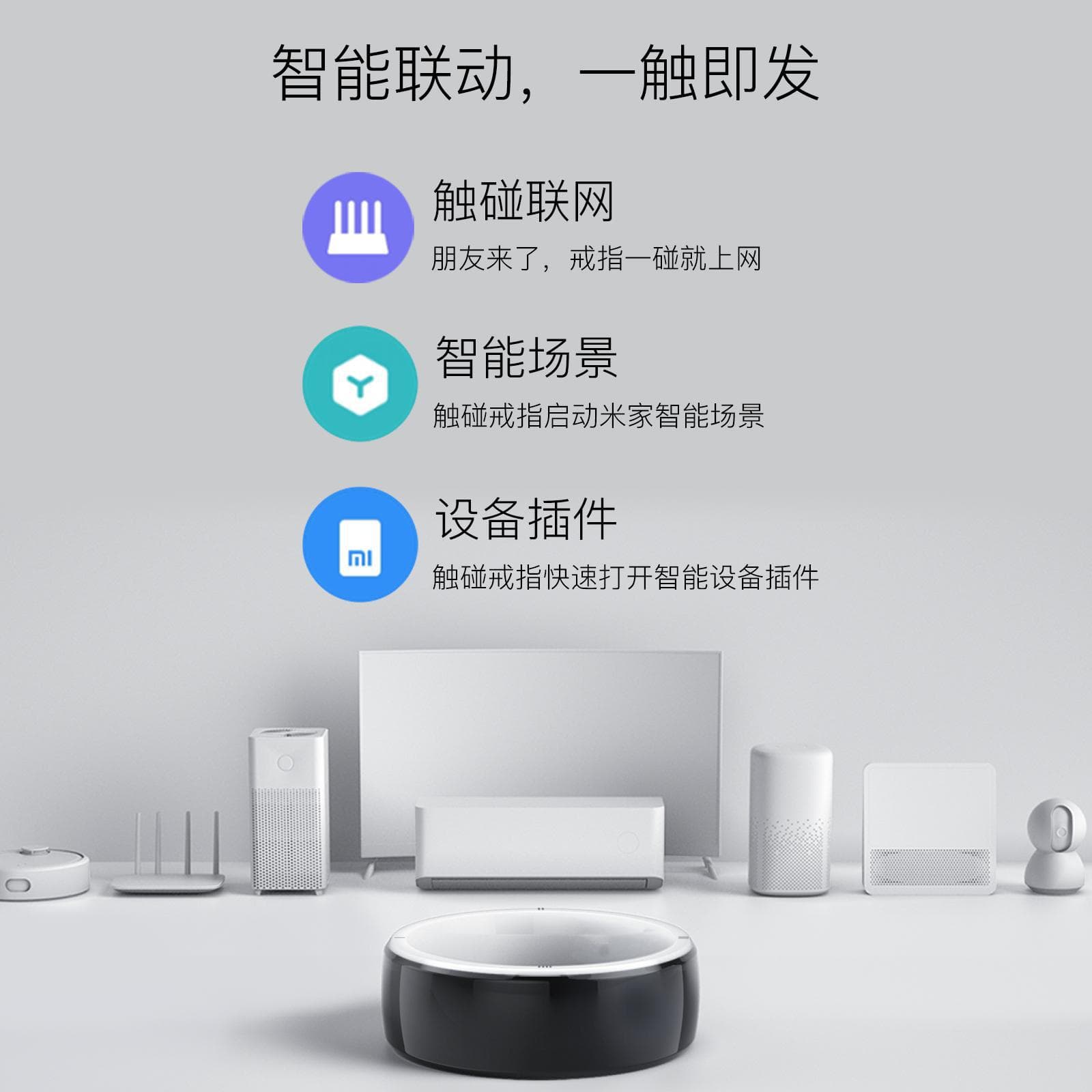 Smart ring, compatible watch for elderly, with synchronisation with phone, R5 model, Android 4, 4G 3